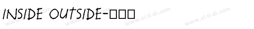inside outside字体转换